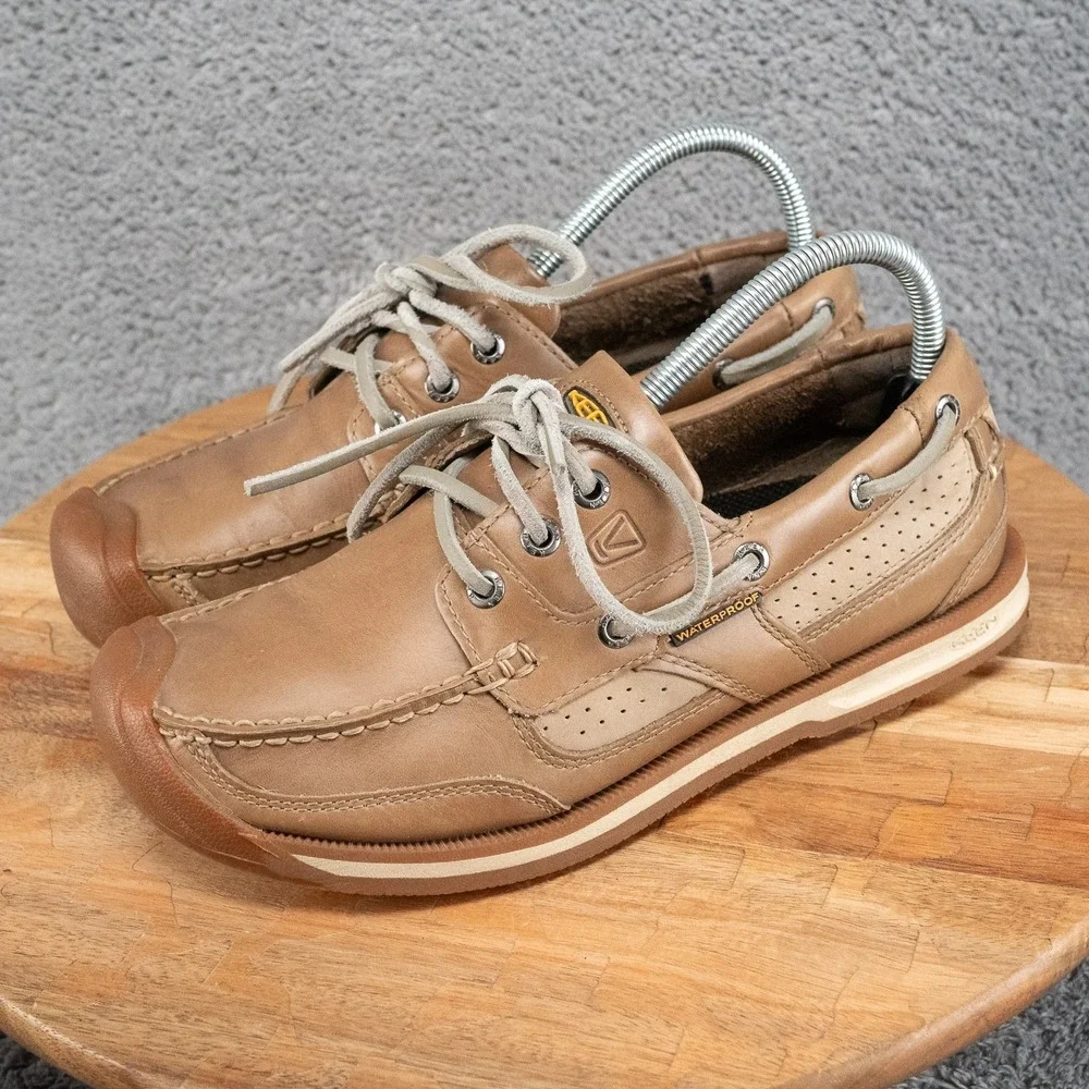 Keen Newport Boat Shoes Leather 1002901 Mens US 7.5 Waterproof Men's